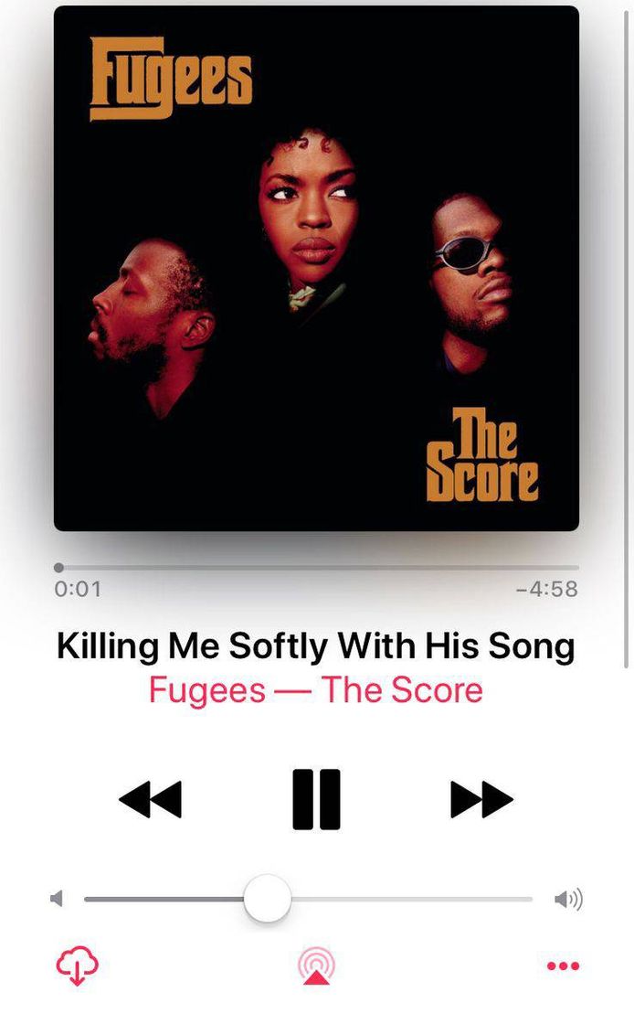 Music Fugees - Killing me softly with his song