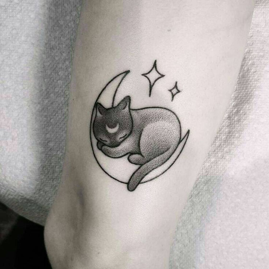 Fashion Tattoo de gatinho