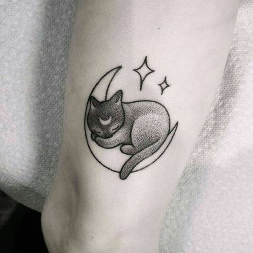 Tattoo de gatinho