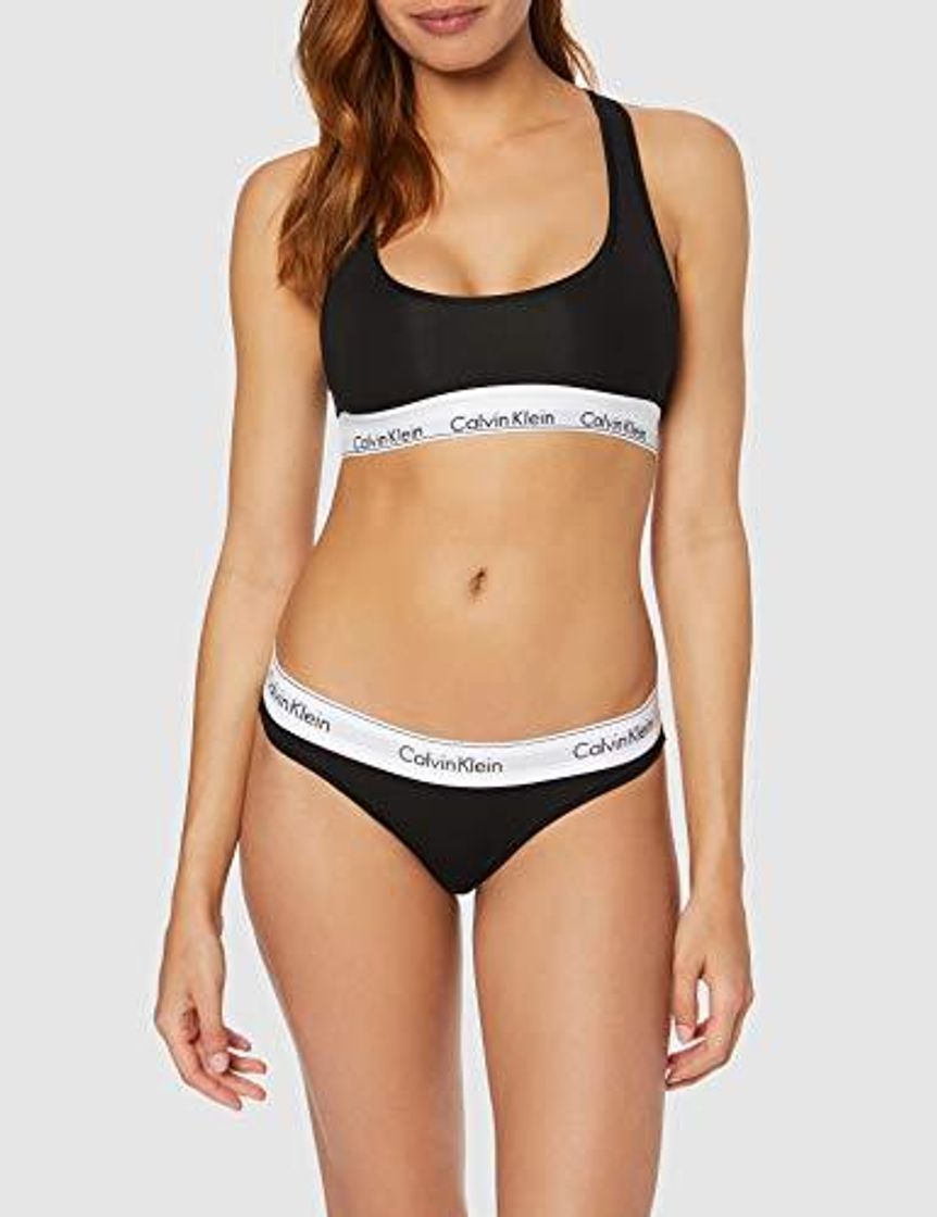 Fashion Calvin Klein Underwear, Braguitas para Mujer, Negro