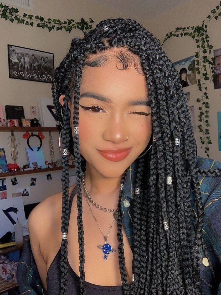 Moda Trança box braids