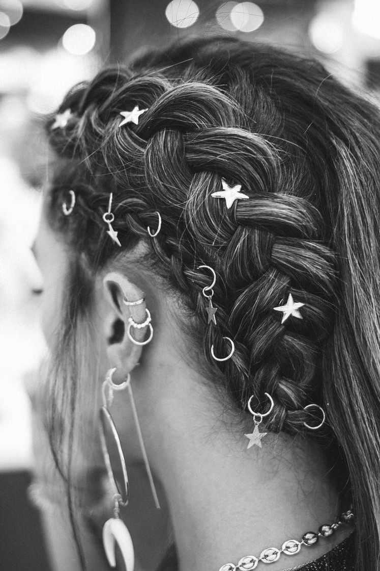 Moda Penteado com Acessório