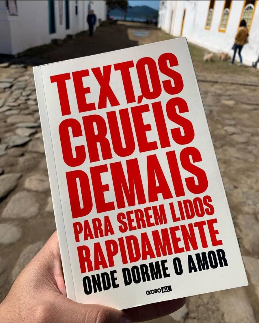 Book Textos cruéis demais para serem lidos rapidamente - Onde dorme o amor