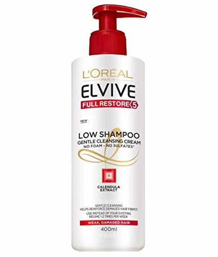 Product L'Oreal Paris Elvive Low Shampoo Champú, sin sulfatos, para pelo dañado y