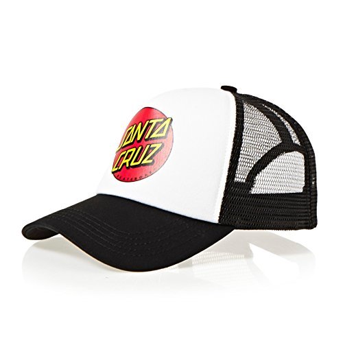 Moda Gorra Camionero Niño Santa Cruz Classic Dot Blanco-Negro