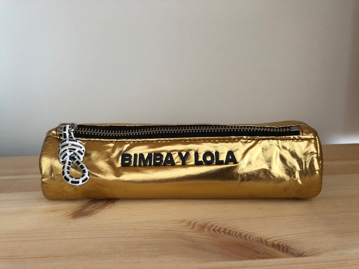 Moda estojo dourado bimba y lola 