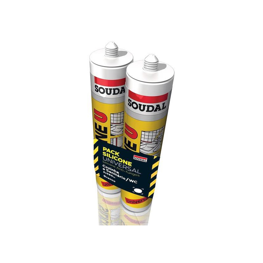 Silicone branco WC e Cozinha