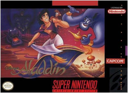 Disney's Alladin - super Nintendo game