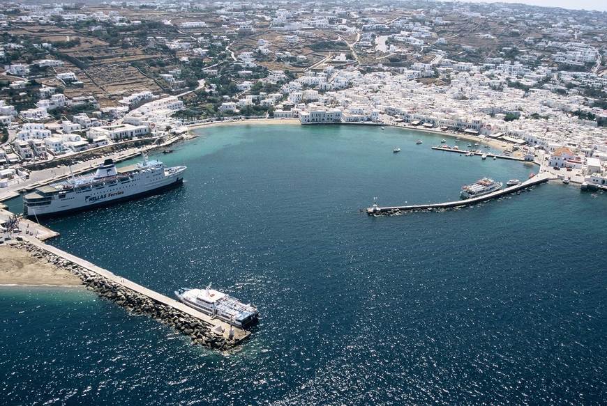 Places Old port of Mykonos