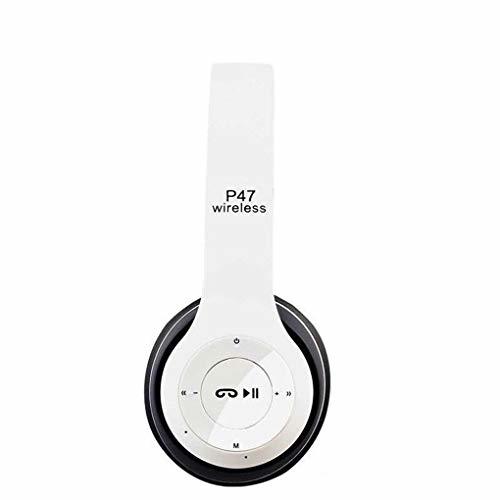 Electronic P47 Bluetooth Wireless Headset 4.2 Hombres Mujeres Auriculares Auriculares estéreo de MP3