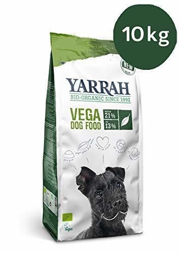 YARRAH - Comida Seca para Perro orgánica Vega – Sabrosa Vegetariana/Vegana con