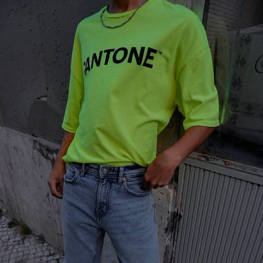 T-Shirt Neon PANTONE - Bershka