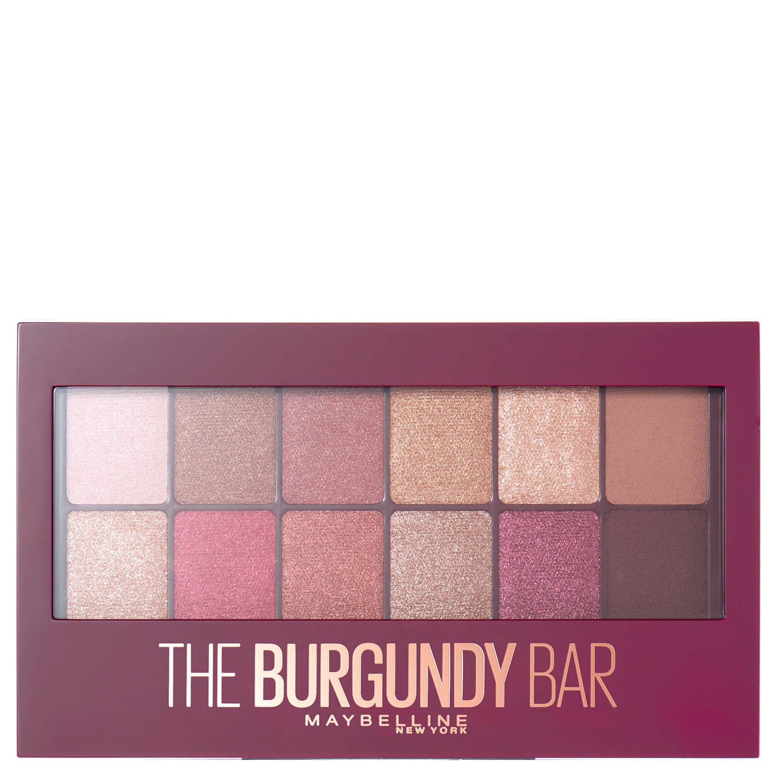 Fashion Maybelline The Burgundy Bar Eyeshadow Palette - Entrega GRÁTIS