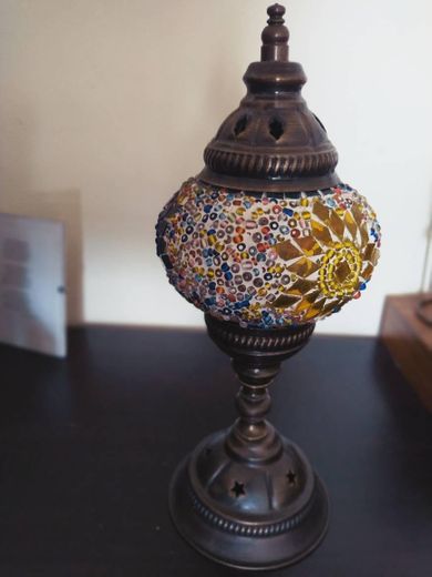 MX Lámpara de Mesa de Mosaico de Vidrio de Estilo Turco/marroquí/Tiffany/Bohemio Lámpara