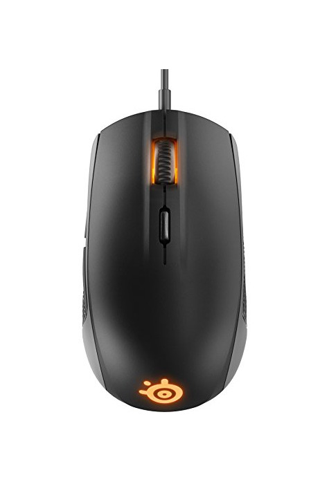 Electrónica SteelSeries Rival 100 - Ratón óptico de juego, iluminación RGB, 6 botones,