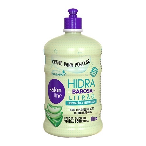 Moda Creme para Pentear Babosa Hidra 1 Litro - Salon Line -