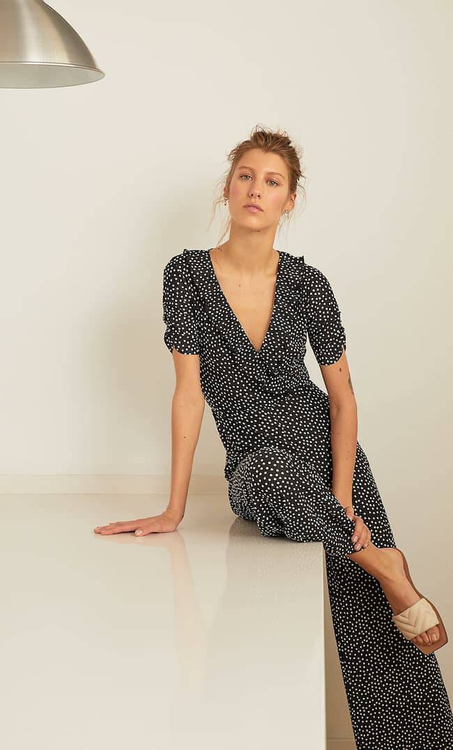 Social Macacão comprido plissado com folhos

REF