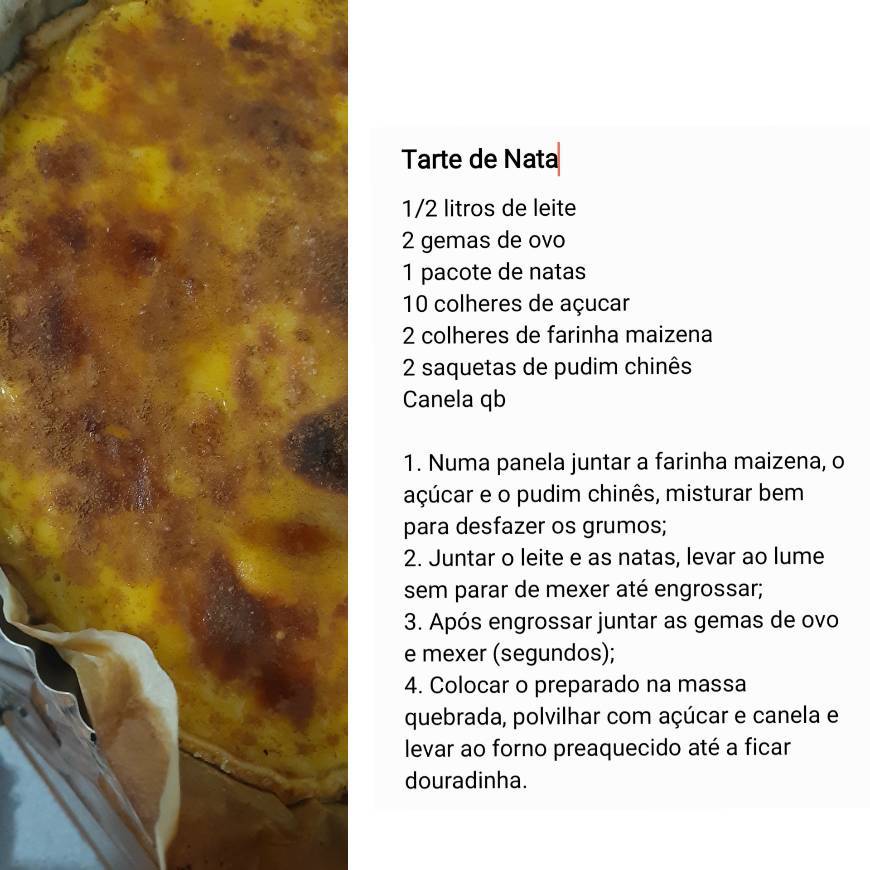 Fashion Tarte de Nata