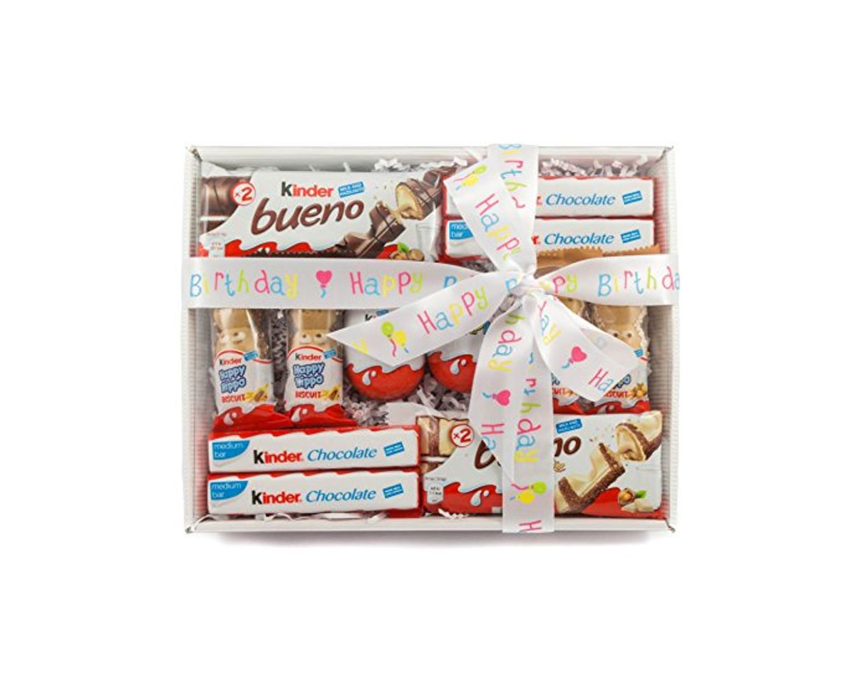 Products Cesta de regalo de cumpleaños de Kinder Chocolate