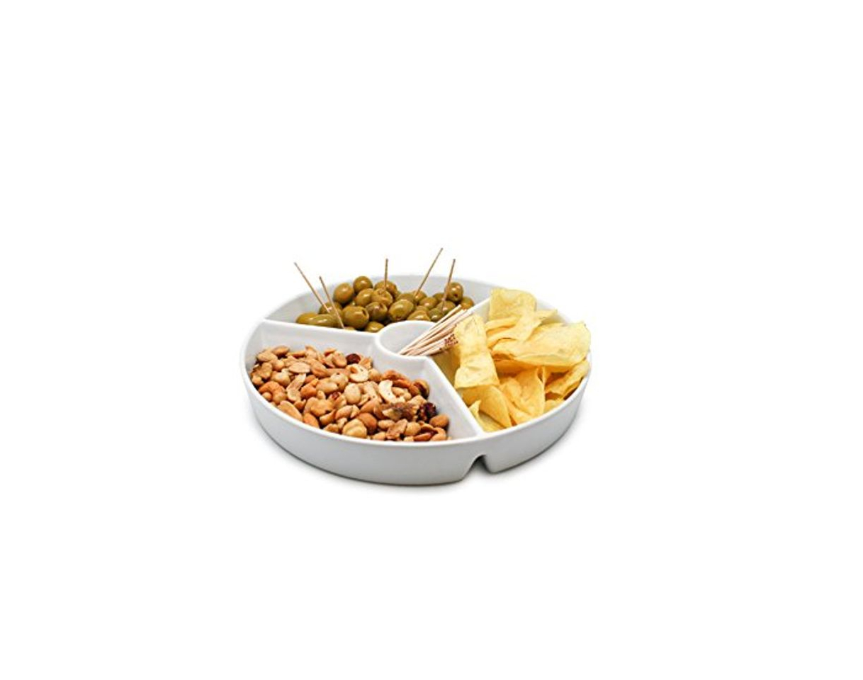 Product NERTHUS FIH 333 - Plato de snacks de Porcelana para servir