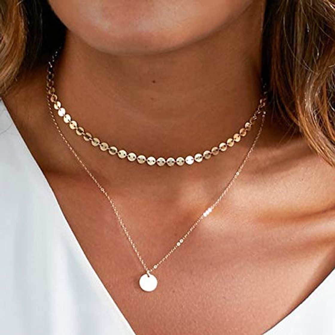 Social NO BRANDED Collar de Gargantilla de Estrella de Cadena de Color Dorado para Mujer Collana Kolye Bijoux Collares Mujer Gargantilha Collier Femme AntiqueCopperPlated