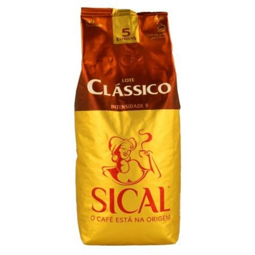 Deliciosos granos de café portugueses tostados Sical 5 estrellas