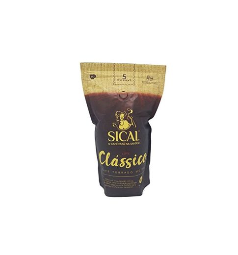 Sical 5 Estrelas Ground Coffee Portuguese Blend Escala de intensidad "9"