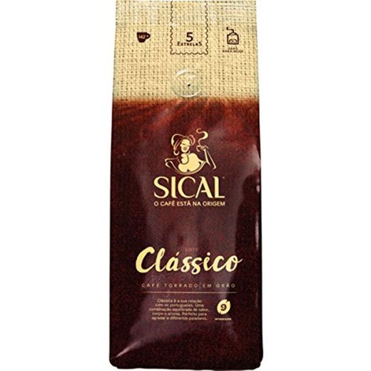 Sical 5 estrellas deliciosas granos de café portugués tostado 1 kg