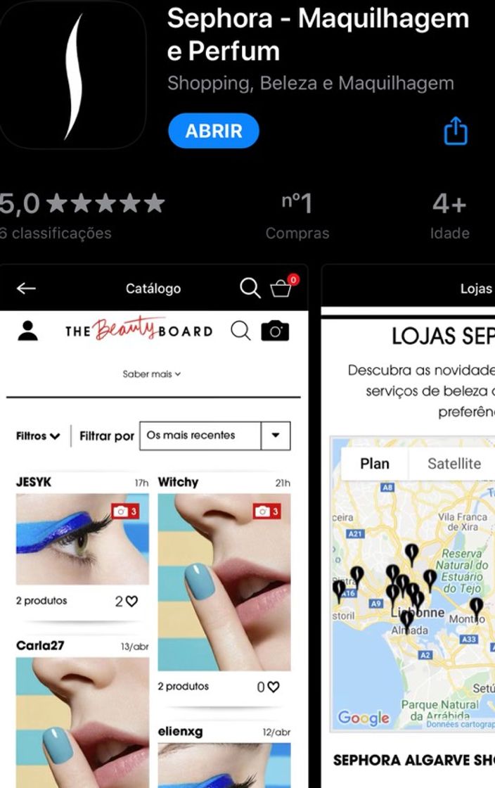 App Sephora Portugal