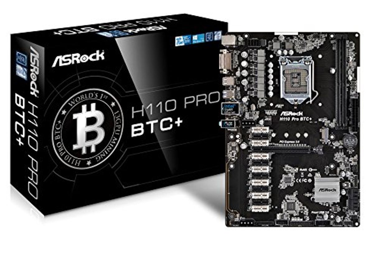 Producto ASRock H110 Pro BTC+ - Placa Base Especial para criptomonedas