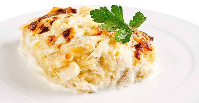 Fashion Bacalhau com natas