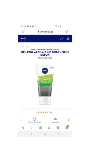 3 em 1 gel anti poluição nivea