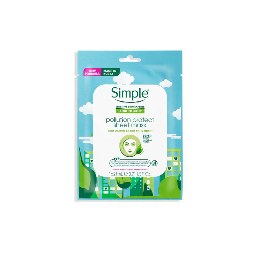 Product Kind to Skin Pollution Protect Sheet Mask 