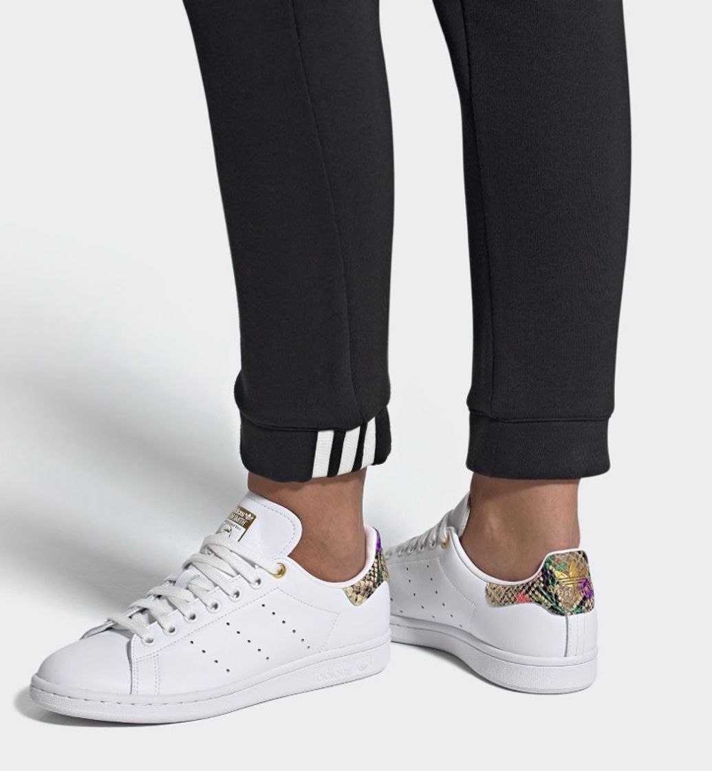 Product Women's Stan Smith White, Scarlet & Gold Shoes