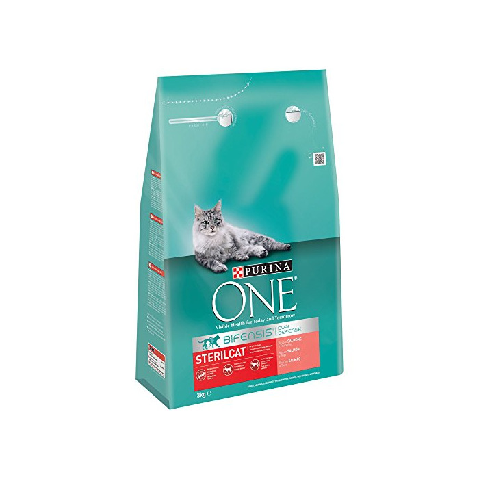 Product PURINA ONE Bifensis Pienso para Gatos Esterilizados Salmón y Trigo 4 x