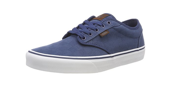 Fashion Vans Atwood Checkerboard, Zapatillas para Hombre, Azul