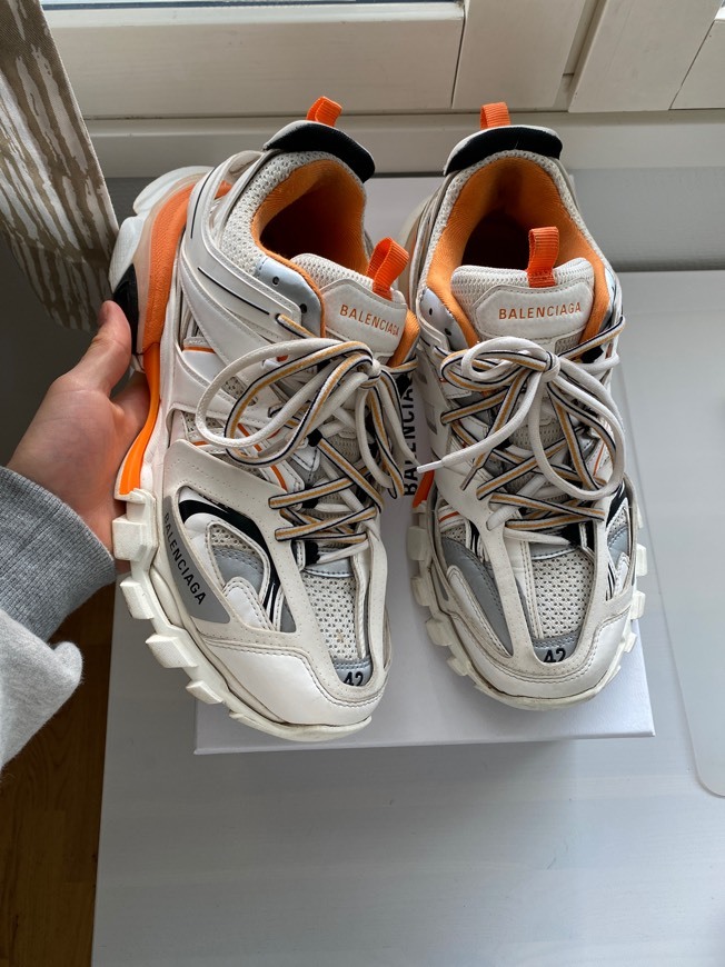 Producto Balenciaga Track ”white and orange”