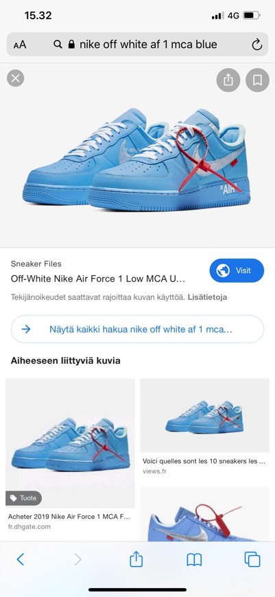 Producto Nike x Off-White Air Force 1 Low ’MCA’