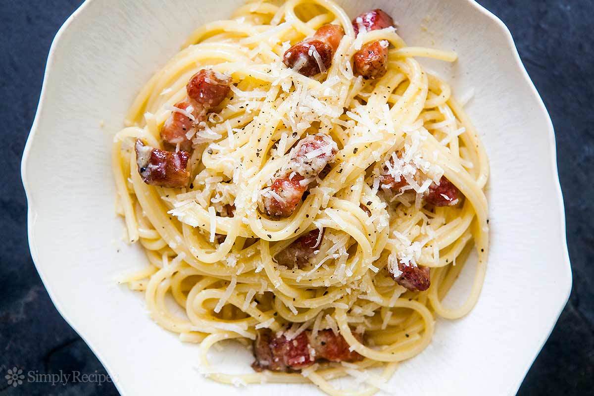Social Spaghetti alla Carbonara Recipe | Tyler Florence | Food Network