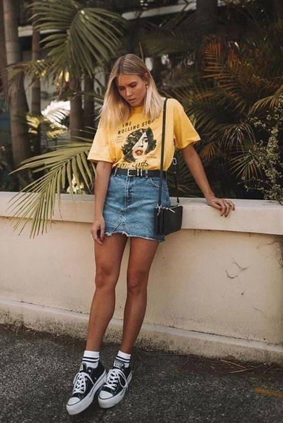 Moda Yellow T-shirt