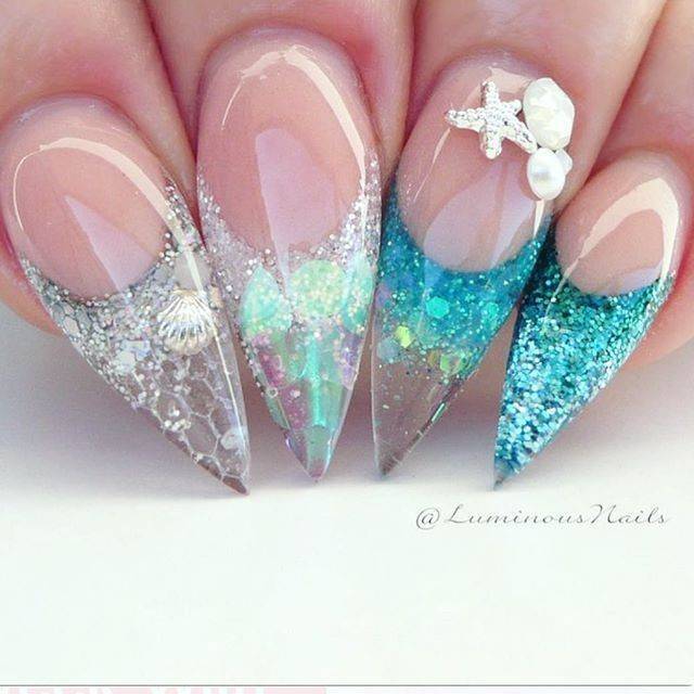 Fashion Mermaid Nails 