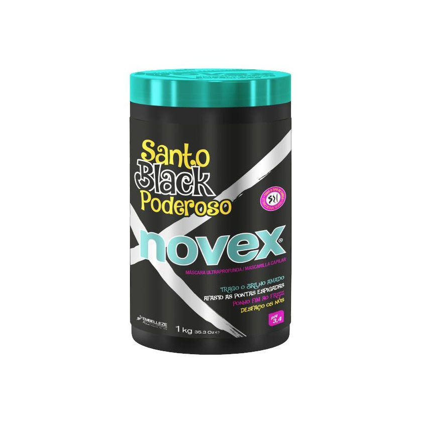 Products Máscara santo black novex recomendo 