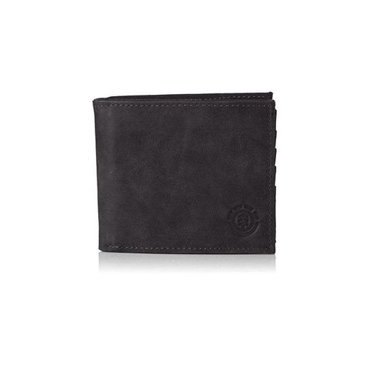Element Z5LWA1 ELF6 - Billetera de Cuero Hombre, color Negro, talla 11x10x2