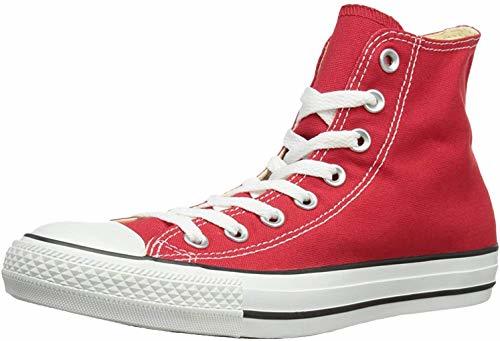 Product Converse Chuck Taylor All Star Hi, Zapatillas de tela Unisex, Rojo