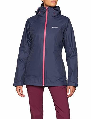 Columbia On The Trail Interchange Jacket Chaqueta Impermeable, Poliéster, Mujer, Azul