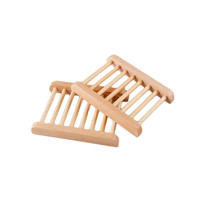 Social Doitsa - Juego de 2 jaboneros Hechos a Mano de Madera Creativa