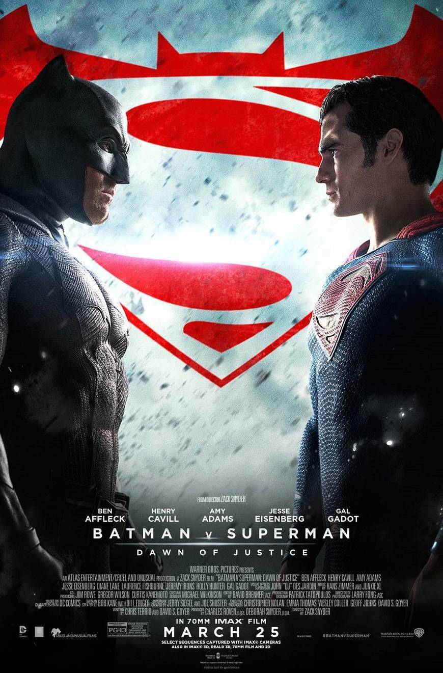 Película Batman vs Superman: El amanecer de la justicia