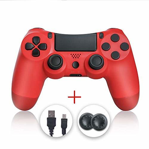 Social shineled Mando PS4, PS4 Controller, Controlador PS4, Mando Inalámbrico Gamepad Compatible con