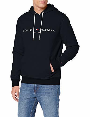 Moda Tommy Hilfiger Tommy Logo Hoody Sudadera, Azul