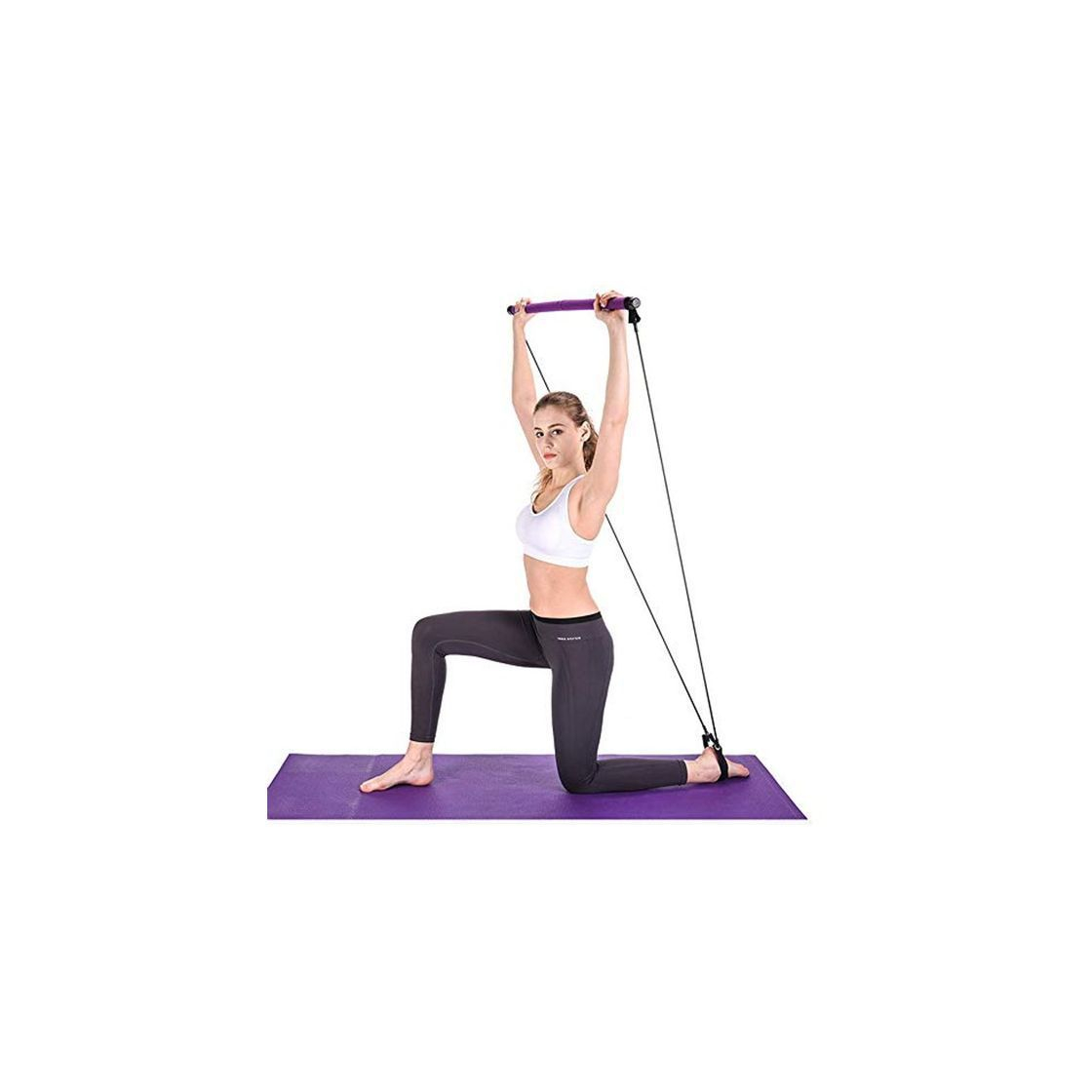 Producto BEFANS Kit de Barra de Pilates portátil con Banda de Resistencia para